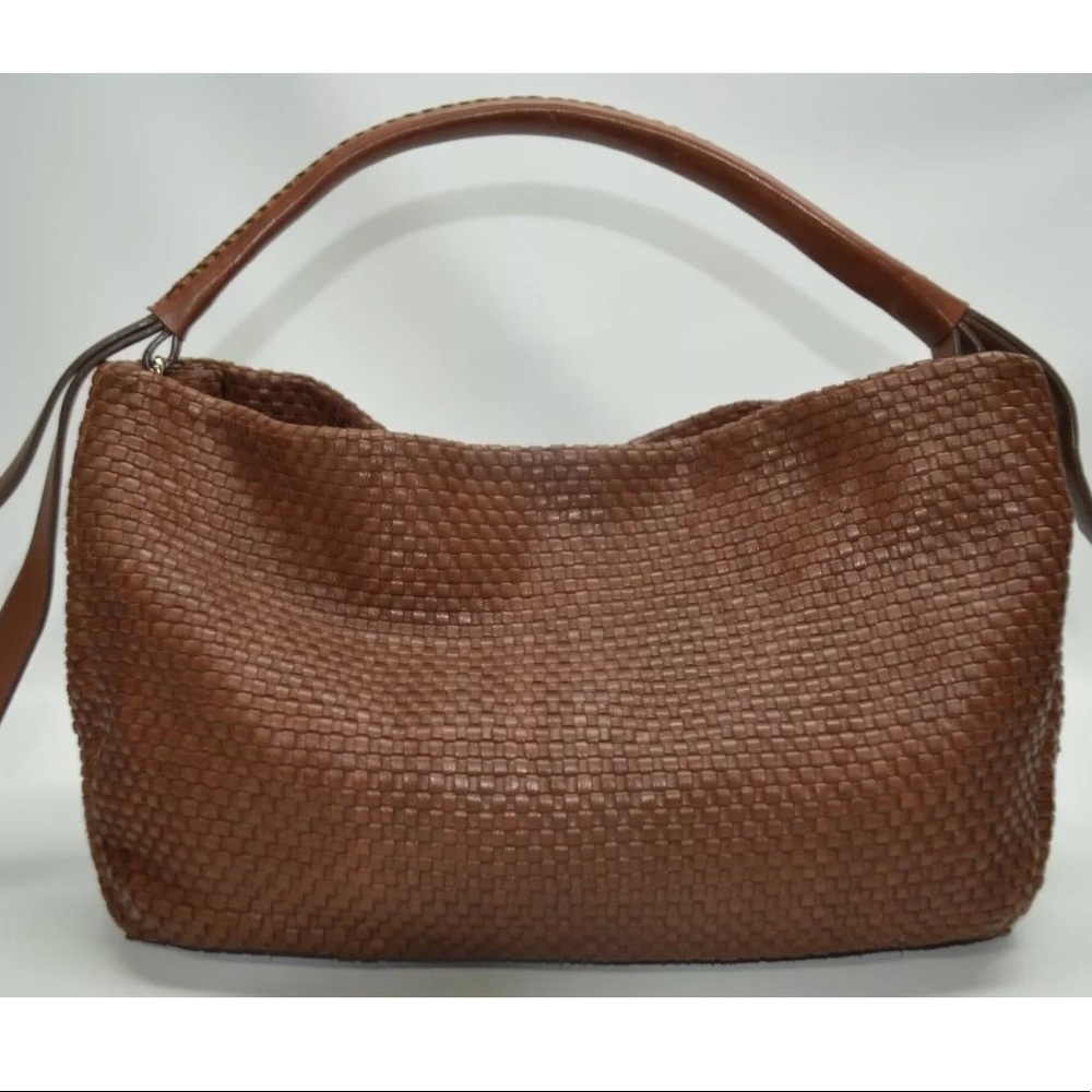 Cole Haan Heritage woven Sequoia Satchel